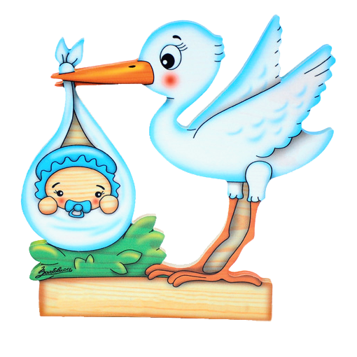 SMALL PLATE BLUE STORK